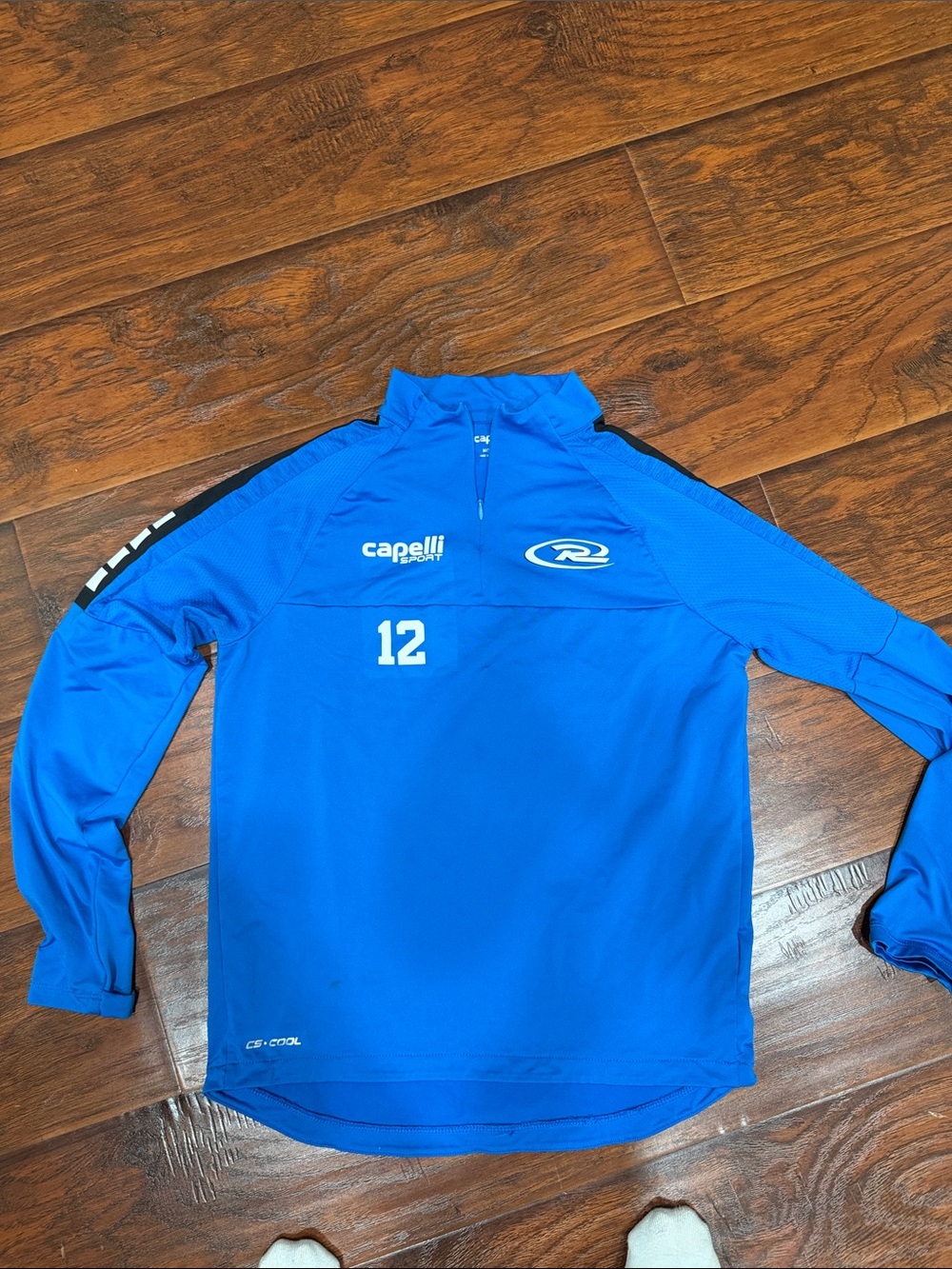 Kids Blue Team Training Jacket Rush capelli